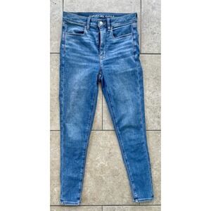 American Eagle Super High Rise Jegging Womens 8 Next Level Stretch Skinny Jeans